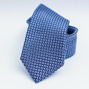 Blue Textured Tie